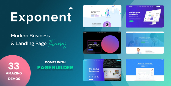 Exponent – Modern Multi-Purpose Business WordPress theme