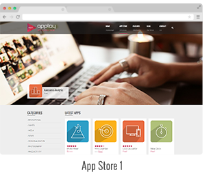 app store wordpress theme