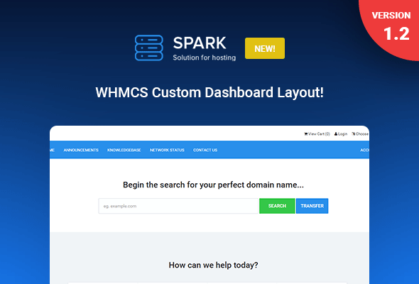 z7wcZlW - Spark - Responsive WHMCS Hosting WordPress Theme