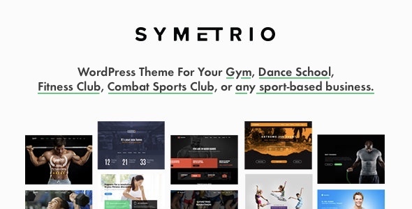 Symetrio – Gym & Fitness WordPress Theme