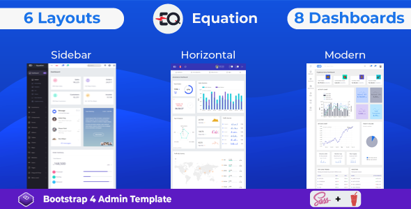 Equation – Responsive Admin Dashboard Template