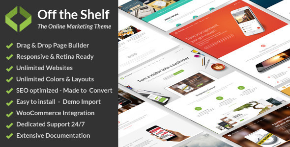 Off the Shelf – Online Marketing WordPress Theme