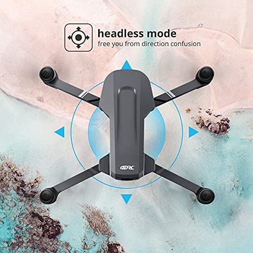 51K+SxL7gvS. AC  - 4DRC F4 GPS Drone with 4K Camera for Adults,2-Axis gimbal Anti-shake Camera HD FPV Live Video,Brushless Motor RC Quadcopter, Auto Return,Follow Me,Waypoint Fly,Headless Mode,Carrying Case