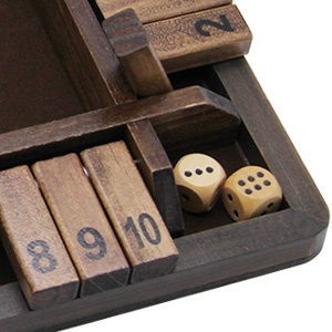 54c0a443 92e3 4a90 a51a eb1f3be78696.  CR0,0,300,300 PT0 SX300 V1    - Juegoal Wooden 4 Players Shut The Box Dice Game, Classics Tabletop Version and Pub Board Game, 12 inch