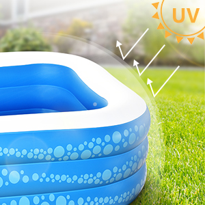 Anti-UV inflatable pool