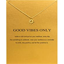 6d168233 0749 4a00 9532 5f9d0a333311.  CR0,0,1188,1188 PT0 SX220 V1    - Baydurcan Friendship Anchor Compass Necklace Good Luck Elephant Pendant Chain Necklace with Message Card Gift Card