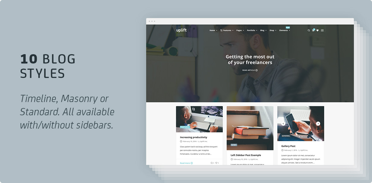 Uplift - Responsive Multi-Purpose WordPress Theme - 12