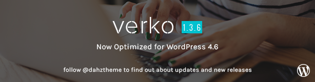 Verko New Update - Verko | Responsive Business & One Page WP Theme