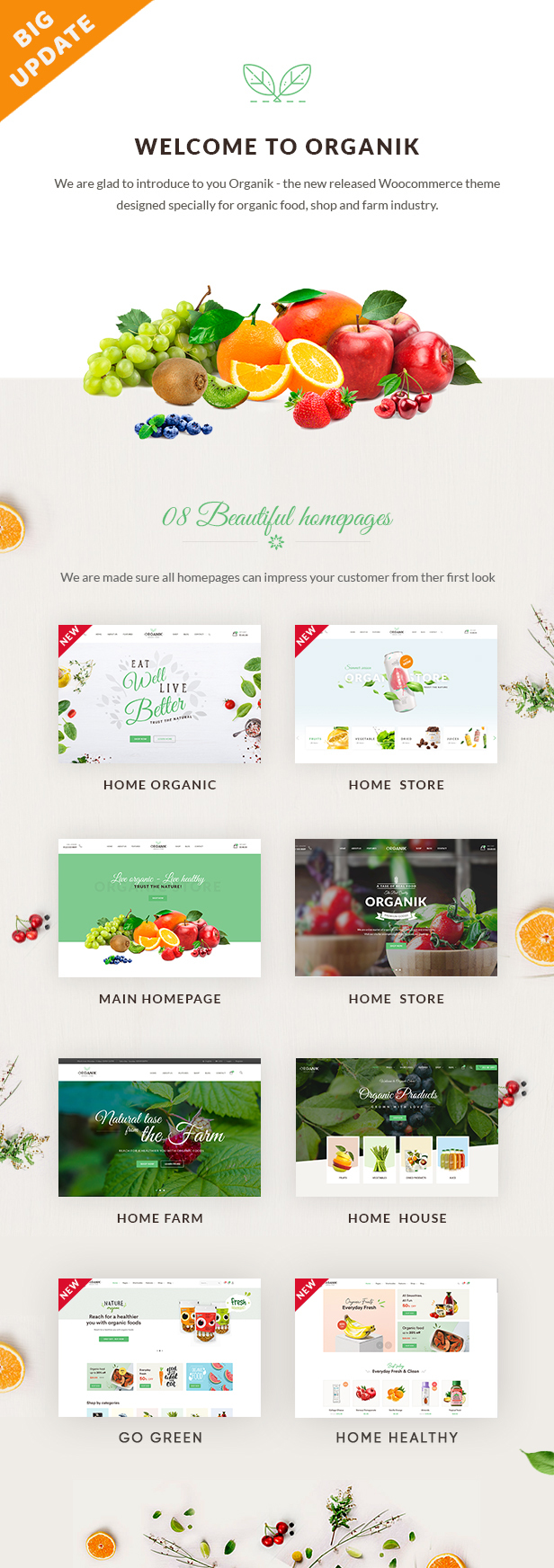 Organic Food WordPress Theme