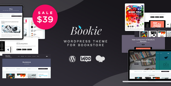 Bookie – WordPress Theme for Books Store