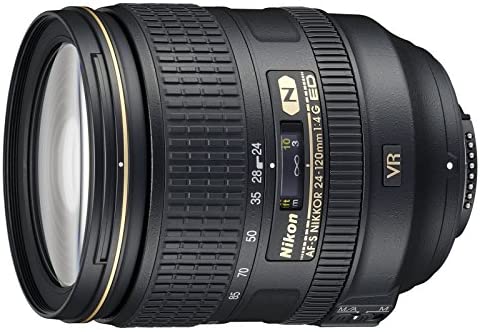 Nikon 24-120mm f/4G ED VR AF-S NIKKOR Lens for Nikon Digital SLR (Renewed)