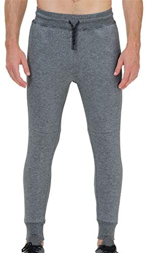 snowhite Mens Casual Jogger Sweatpants Pants – Leisure Fashion Sport Pants with Pockets and Elastic Waist