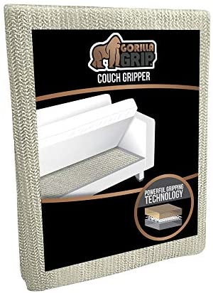 1632983269 41kxGL7yX L. AC  - Gorilla Grip Original Slip Resistant Couch Cushion Gripper Pad, Helps Keep Sofa Cushions from Sliding, Grip Pads Work on Sofas and Couches, Easy to Trim, Strong Durable Grips Help Stop Slipping