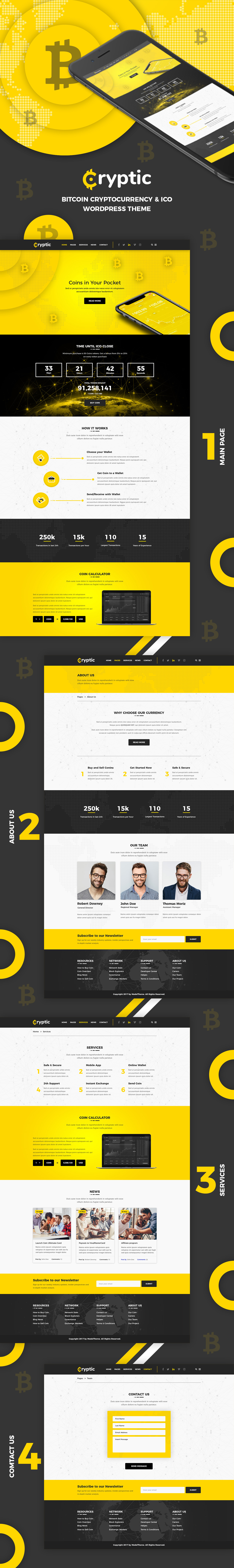 Cryptic - Cryptocurrency WordPress Theme - 6