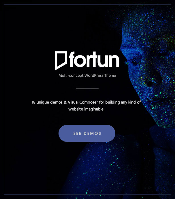 fortun description intro v2 - Fortun | Multi-Concept WordPress Theme