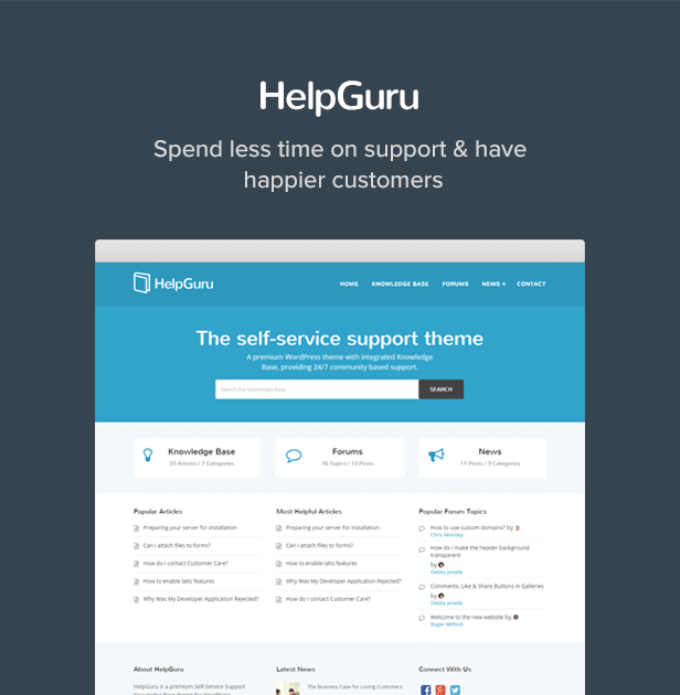 hg intro - HelpGuru - A Self-Service Knowledge Base WordPress Theme