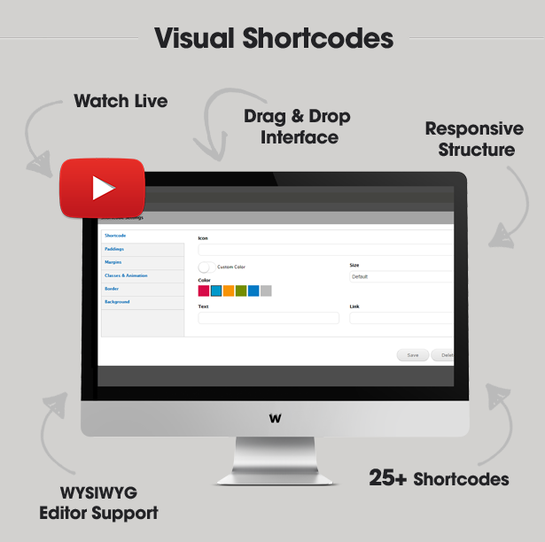 00 visual shortcodes - Wunderkind - One Page Parallax Drupal 7 Theme