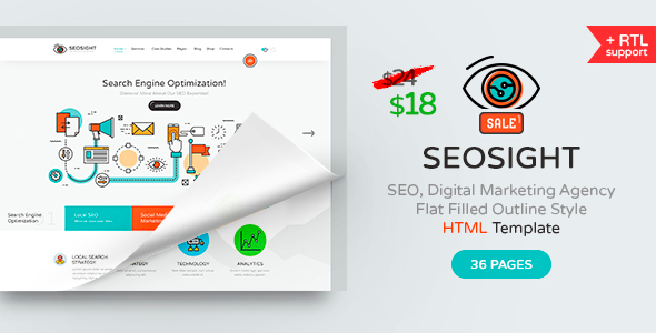 01 Mainpreview.  large preview - Seosight - SEO, Digital Marketing Agency HTML Template
