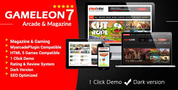 Gameleon – WordPress Arcade & Magazine Theme