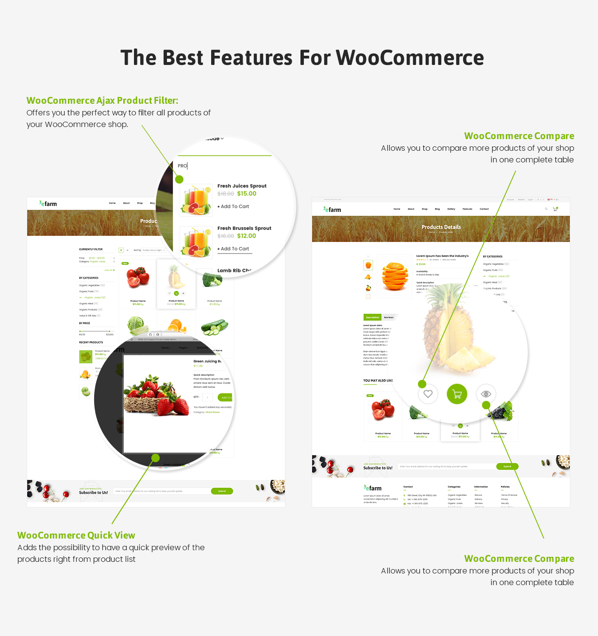 05  The best features for WooCommerce - eFarm - A Multipurpose Food & Farm WordPress Theme
