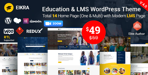 Eikra – Education WordPress Theme