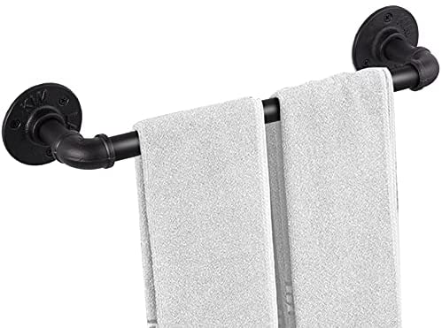 1634850163 41dKYN4DLIS. AC  - Industrial Pipe Towel Rack Towel Bar 20 Inch, Heavy Duty Wall Mounted Rustic Farmhouse Bath Towel Holder for Bath Bathroom Kitchen Door Handle Handrails