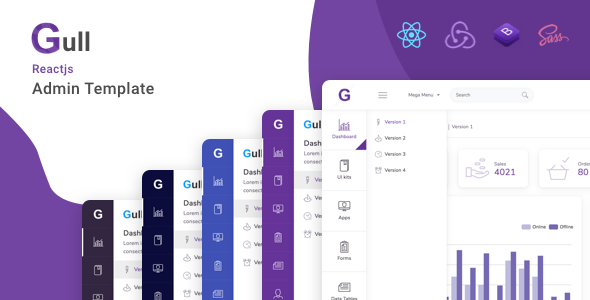 1634992676 239 01 preview.  large preview - Gull - React Redux & HTML Admin Dashboard Template