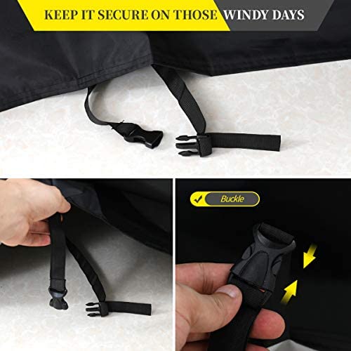 41m6E78JyRL. AC  - Aiskaer Bicycle Cover with Lock Hole Reflective Safety Loops for 29er Mountain Road Electric Bike Motorcycle Cruiser Outdoor Storage, Waterproof, Anti-UV, Heavy Duty Ripstop Material 210D