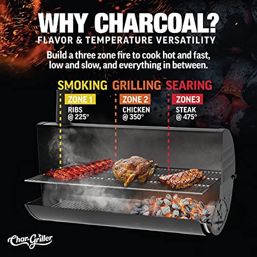 51VxTJSKN8S. AC  - Char-Griller 2137 Outlaw Charcoal Grill, 950 Square Inch, Black