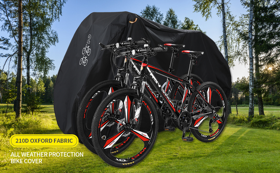 616d7c01 9043 48ac 99cd 4e1eaa4a6006.  CR0,0,970,600 PT0 SX970 V1    - Aiskaer Bicycle Cover with Lock Hole Reflective Safety Loops for 29er Mountain Road Electric Bike Motorcycle Cruiser Outdoor Storage, Waterproof, Anti-UV, Heavy Duty Ripstop Material 210D