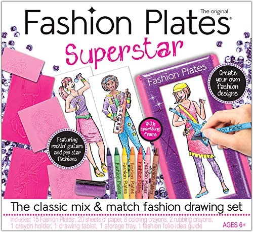 61P5F+XxuCL. AC  - Kahootz Fashion Plates Superstar Deluxe Set