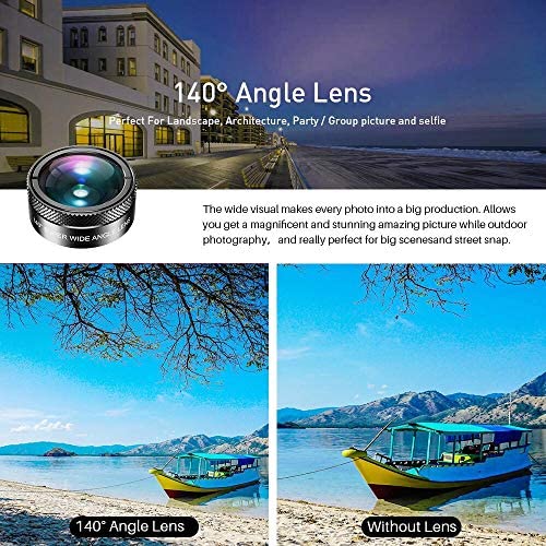 61omqkVW0vL. AC  - Miao LAB 11 in 1 Phone Camera Lens Kit - Wide Angle Lens & Macro Lens+Fisheye Lens/ND32/kaleidoscope/CPL/Color Lens Compatible with iPhone Samsung Sony and Most of Smartphone