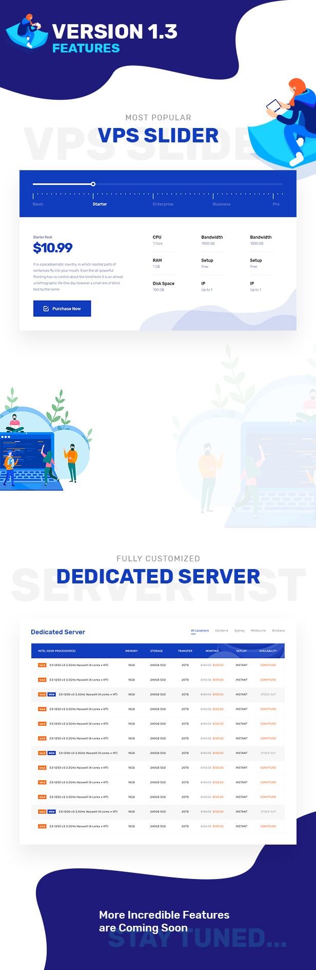 description 5 - Hostinza - Isometric Web Hosting, Domain and WHMCS Html Hosting Template