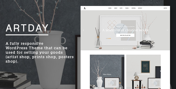 Artday – Creative Artist WordPress Shop