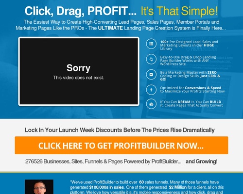 profitbld x400 thumb - ProfitBuilder - The #1 Drag & Drop Marketing Page Builder for WordPress