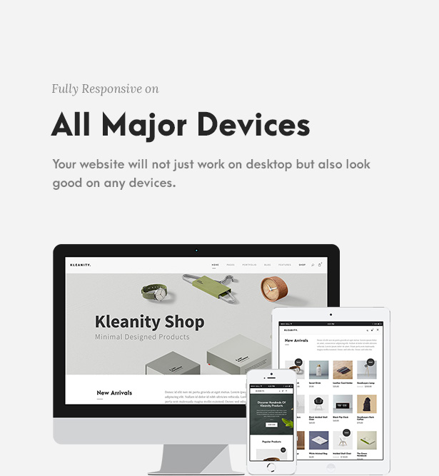 screen 6 - Kleanity - Minimalist WordPress Theme / Creative Portfolio