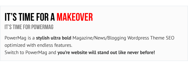 0 - PowerMag: Bold Magazine and Reviews WordPress Theme