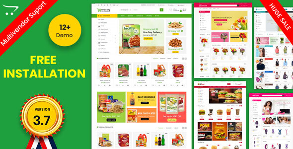 00.ThemePreview.  large preview - Grocery and Shopping OpenCart 3.X Multistore Theme (Shopping, Mall)
