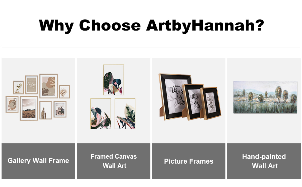 1335c5ce 23bd 447d 83da f9acecba1ab7.  CR0,0,970,600 PT0 SX970 V1    - ArtbyHannah 4 Pack 12x12 Inch Framed Boho Picture Frames Collage Set for Wall Art Décor with Decorative Abstract Art Print Artwork for Gallery Wall Kit Or Home Decoration