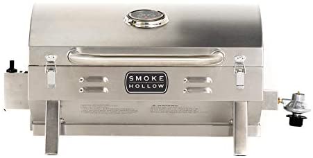 Masterbuilt SH19030819 Propane Tabletop Grill, 1 Burner, Stainless Steel