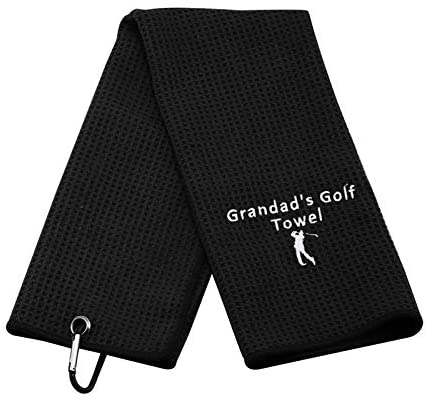 1637930659 41HrP4U6H0L. AC  - JXGZSO Grandpa Golf Towel Embroidered Golf Towel Gift Golf Father Gift Embroidered Golf Towel with Clip
