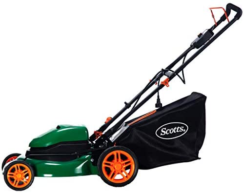 41YsDZkn2QL. AC  - Scotts Outdoor Power Tools 50620S 20-Inch Steel Deck 12-Amp Corded Electric Lawn Mower, Black