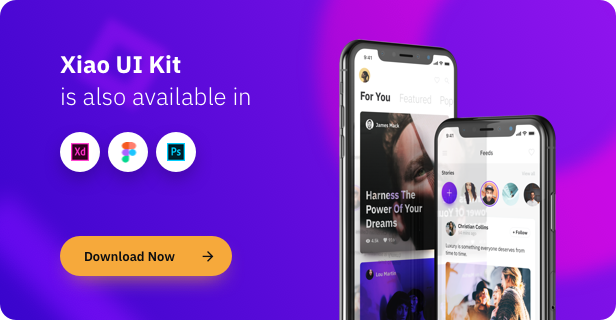 43784868994 cd7f14f930 o - Xiao Mobile UI Kit for Sketch