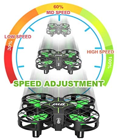 51LJlUJ3xBL. AC  - Dwi Dowellin 2.7 Inch Mini Drone for Kids One Key Take Off Landing Spin Flips RC Small Drones for Beginners Boys and Girls Nano Quadcopter Flying Toys, Black
