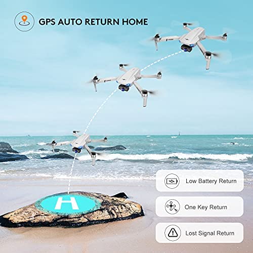 51k+zs8VNiL. AC  - Drones with Camera for Adults 4K, LARVENDER KF102 GPS 4K Drone with 2-Axis Gimbal Camera, 2 Batteries 50Mins Flight Time WiFi FPV Quadcopter Auto Return Home,Brushless Motor Drones for Beginners/Kids
