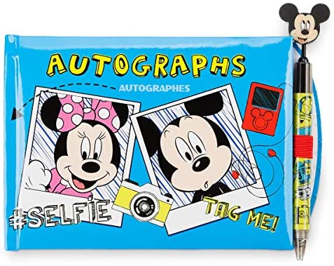 51sU+Py5OxL. AC  - Disney Parks Walt Disney World Exclusive Official Character Autograph Book with Pen! Mickey Mouse