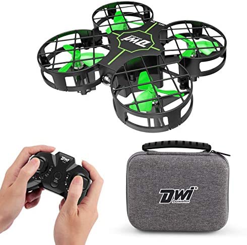 51trzcEONBL. AC  - Dwi Dowellin 2.7 Inch Mini Drone for Kids One Key Take Off Landing Spin Flips RC Small Drones for Beginners Boys and Girls Nano Quadcopter Flying Toys, Black