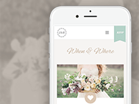 features responsive - Jack & Rose - A Whimsical WordPress Wedding Theme