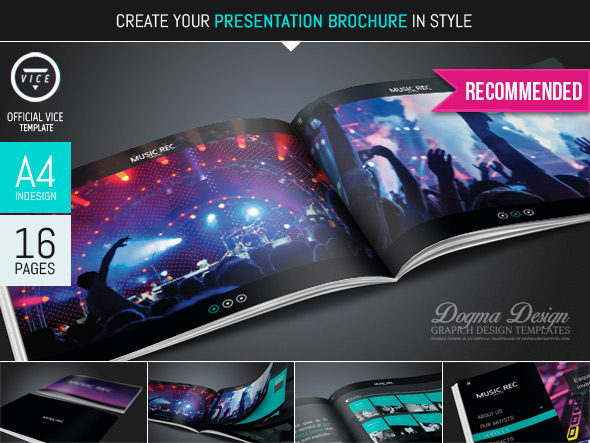 vice brochure - Vice: Underground Music Elementor WordPress Theme