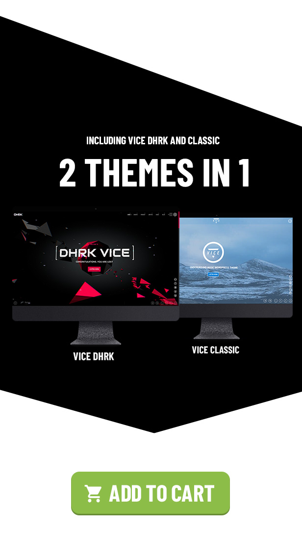 vice dhrk info c3 - Vice: Underground Music Elementor WordPress Theme
